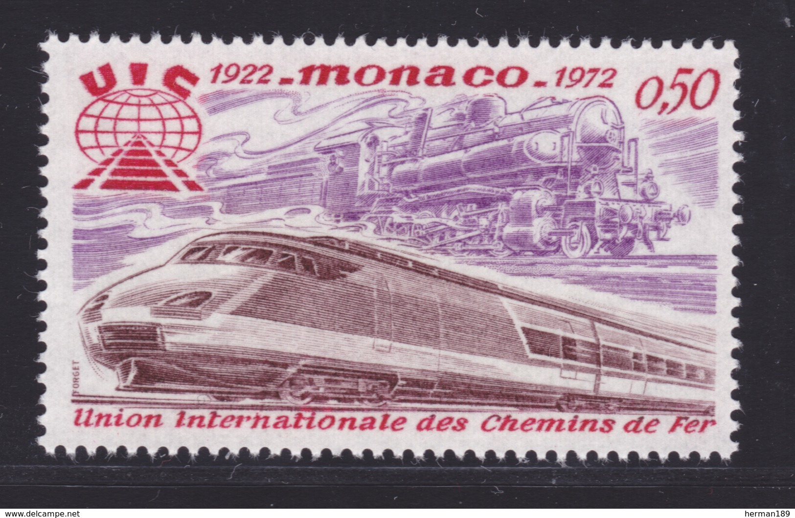 MONACO N°  879 ** MNH Neuf Sans Charnière, TB (D6892) Train, Locomotive - Ungebraucht