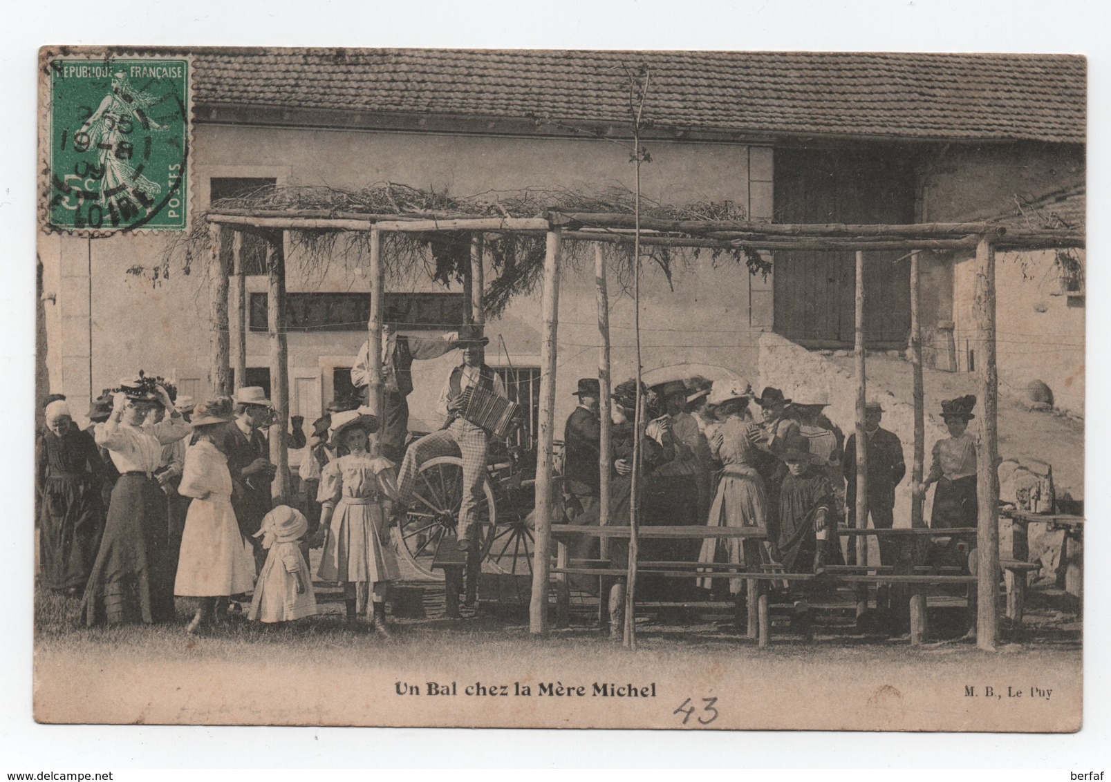 LE PUY-en-VELAY (Haute-Loire-43) - Un Bal Chez La Mère Michel - Ecrite - Bon état - - Le Puy En Velay