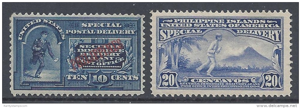 PHILIPPINES 1902/1907 SPECIAL DELIVERY N&ordm; 1/2 - Filippijnen