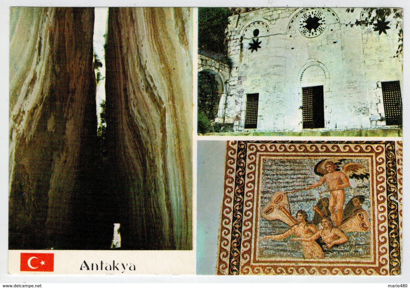 ANTAKYA    SAINT PIERRE    KILISESI PSY RHELER KAYIGI    2 SCAN         (VIAGGIATA) - Turkey