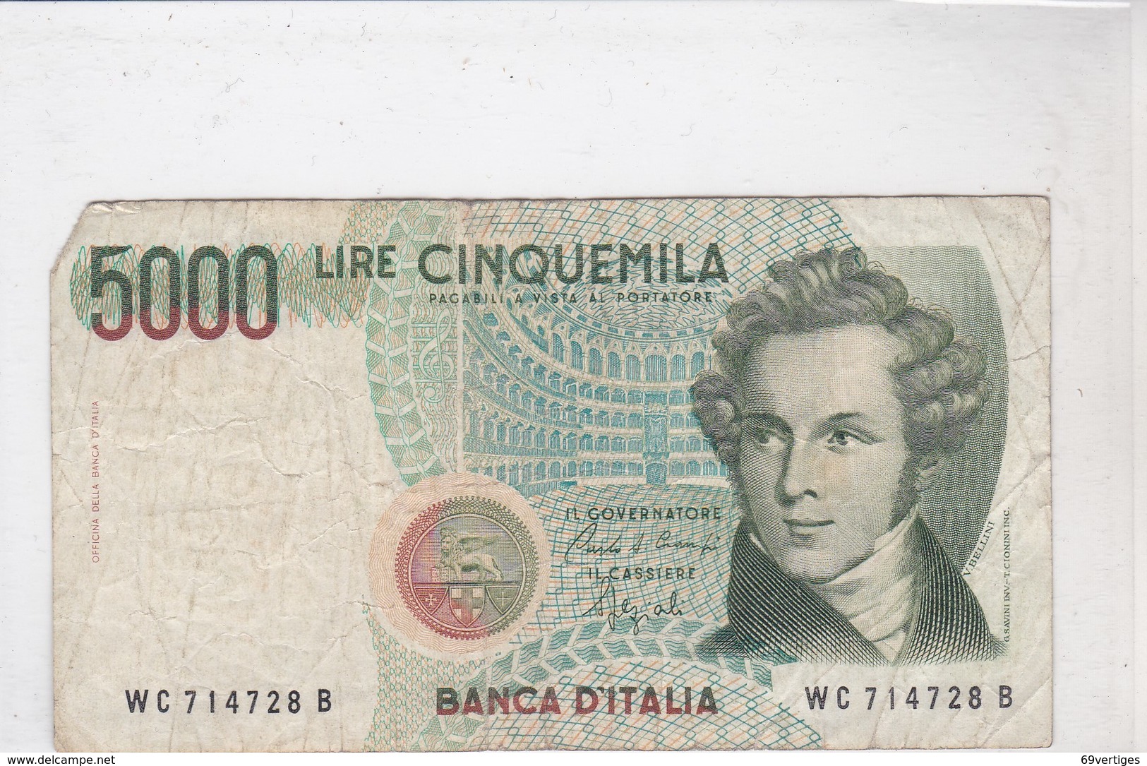 Billet CINQUEMILA LIRE - 2000 Lire