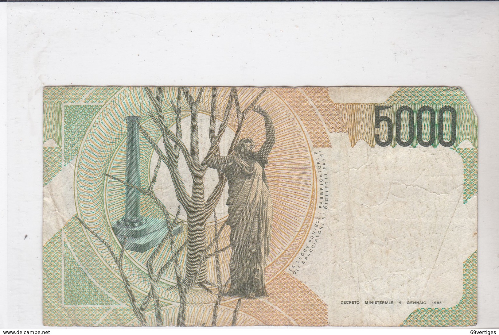 Billet CINQUEMILA LIRE - 2.000 Lire