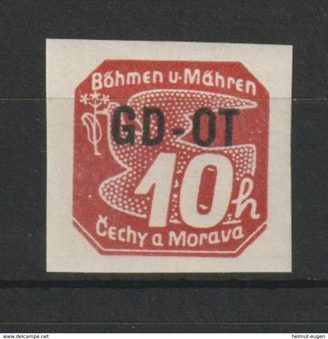 Böhmen Und Mähren / Freimarke Für Massenauslieferung Von Geschäftsdrucksachen Mit Ermäßigtem Tarif / MiNr. 51 - Unused Stamps