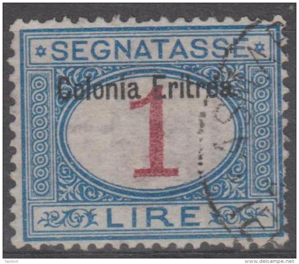 ERITREA - 1903 1L Postage Due. Scott J8. Used - Eritrea