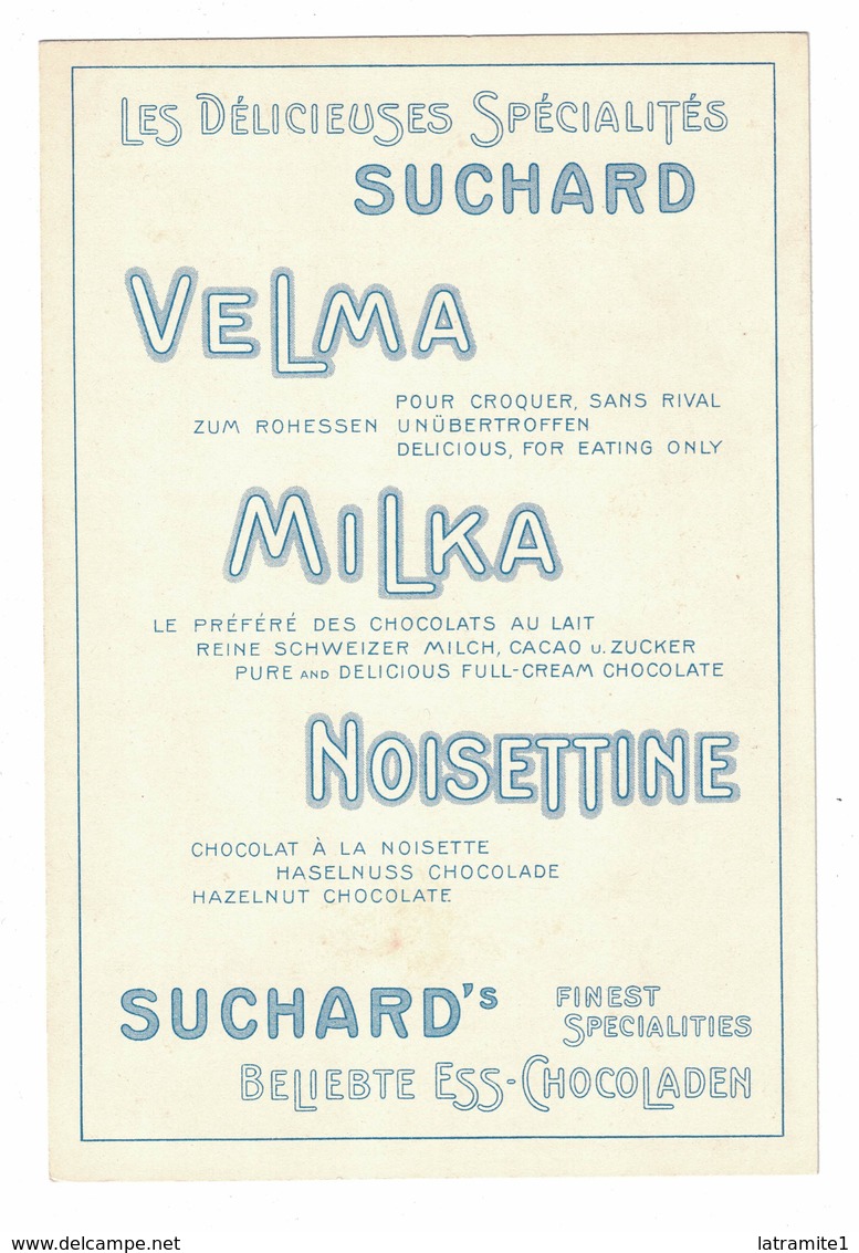 MENU' SUCHARD  SCENE DI GENERE 4  PAESAGGIO  N.20 - Menu