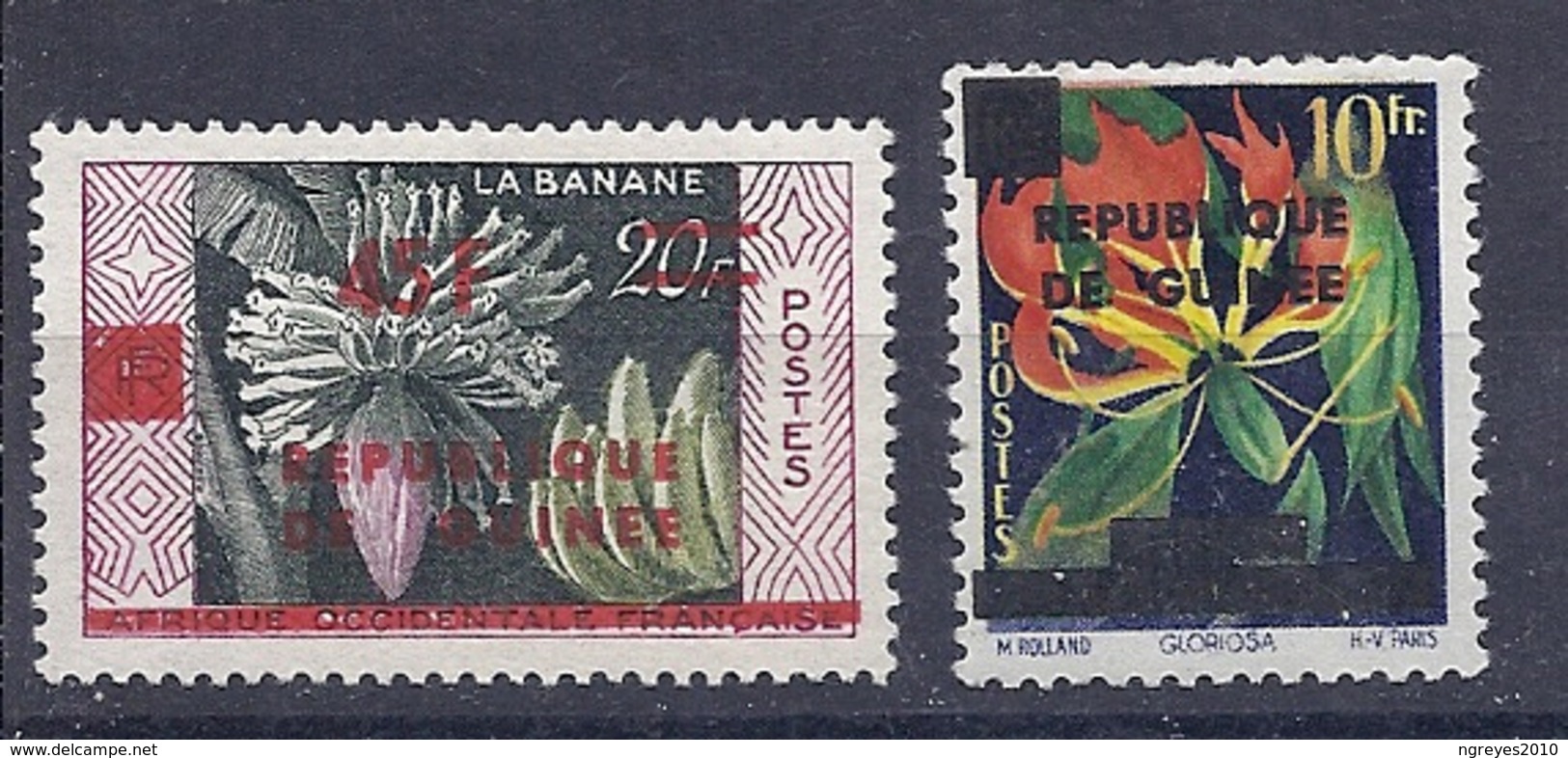 180027952  GUINEA  YVERT  Nº  1/2  **/MNH - República De Guinea (1958-...)