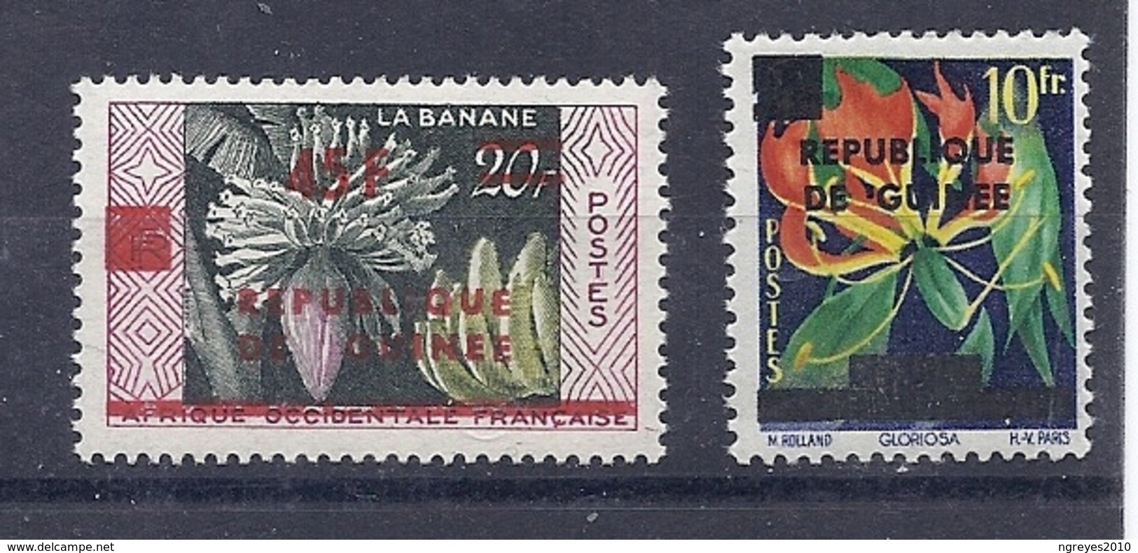 180027953  GUINEA  YVERT  Nº  1/2  **/MNH - República De Guinea (1958-...)