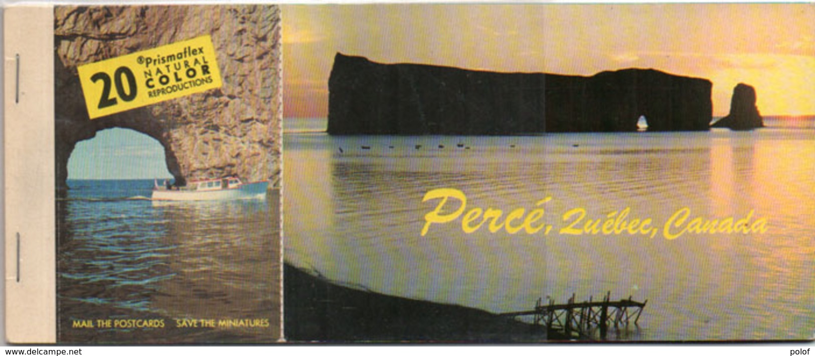 PERCE - QUEBEC - CANADA  - Carnet De 10 CP + 10 Mignonettes - Photo: Al Cassidy  (VP 802) - Percé