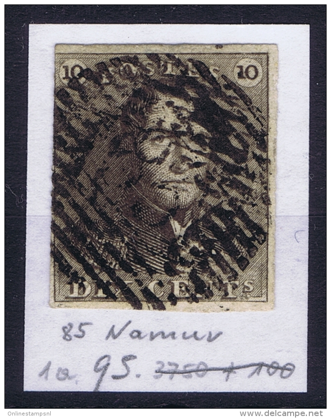 Belgium:  OBP Nr 1  Cancel 85 Namur - 1849 Mostrine