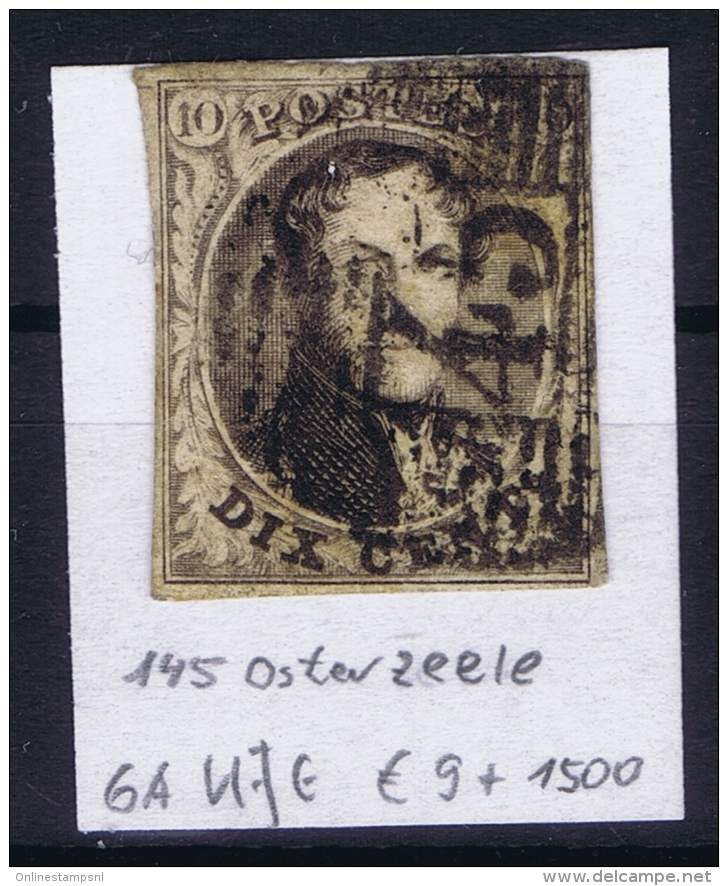 Belgium:  OBP Nr 6  Cancel 45 Gand - 1851-1857 Medallions (6/8)