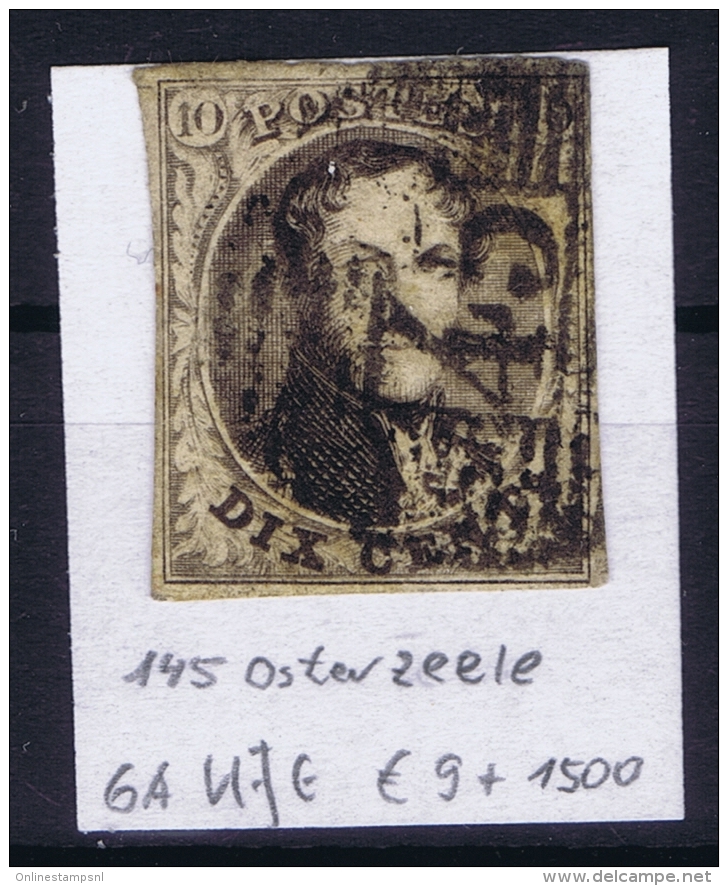 Belgium:  OBP Nr 6  Cancel 45 Gand - 1851-1857 Medaillen (6/8)