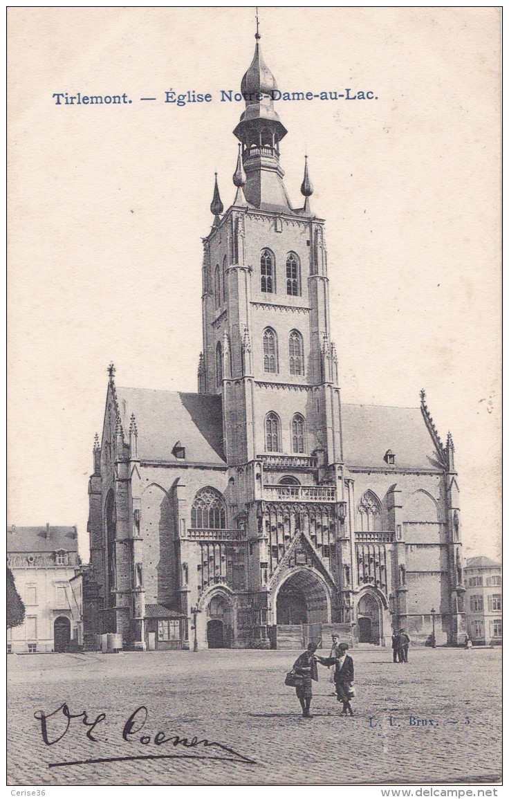 Tirlemont Eglise Notre-Dame-au-Lac Circulée En 1903 - Tienen