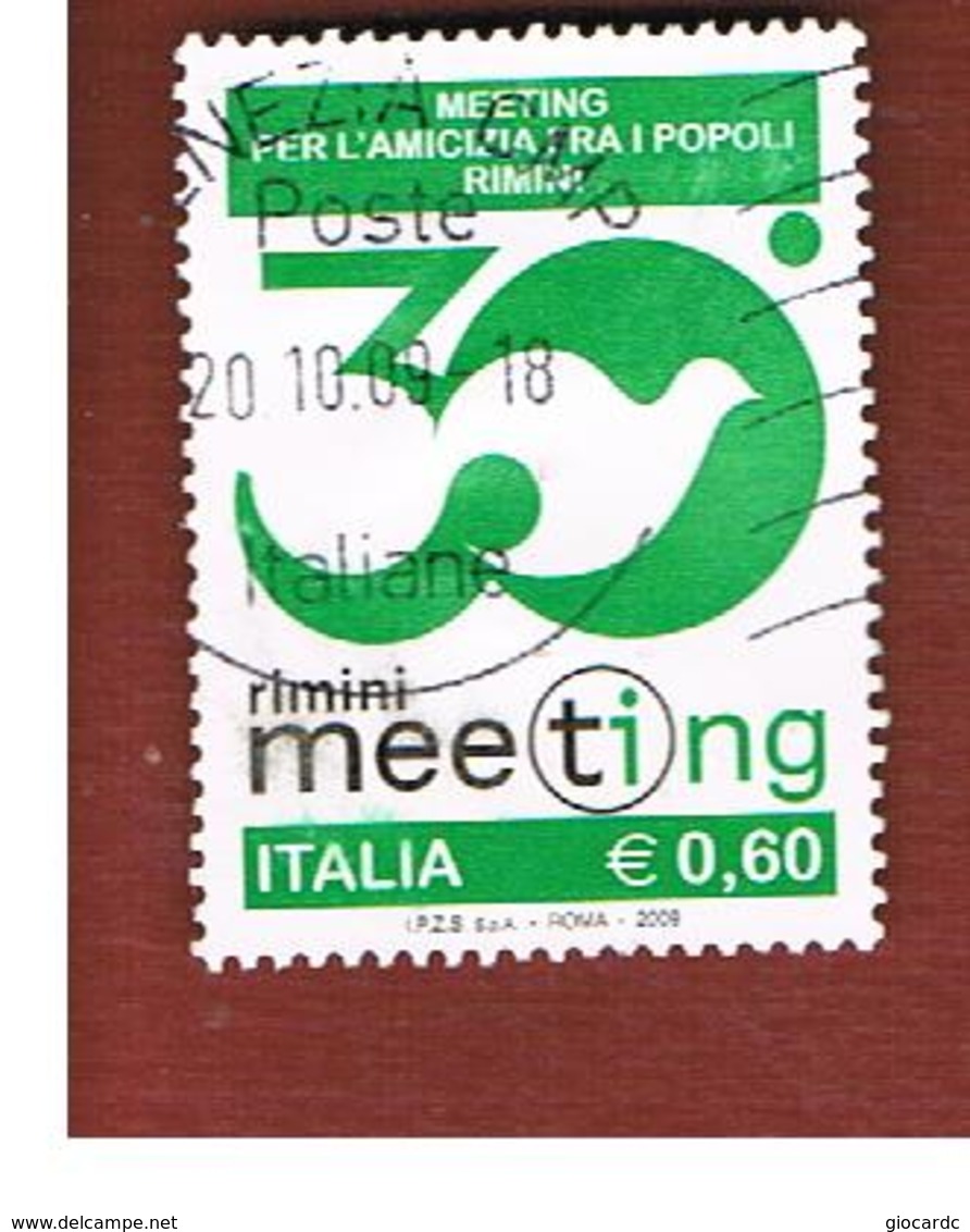 ITALIA REPUBBLICA  -   2009 MEETING DI RIMINI -   USATO  ° - 2001-10: Usati