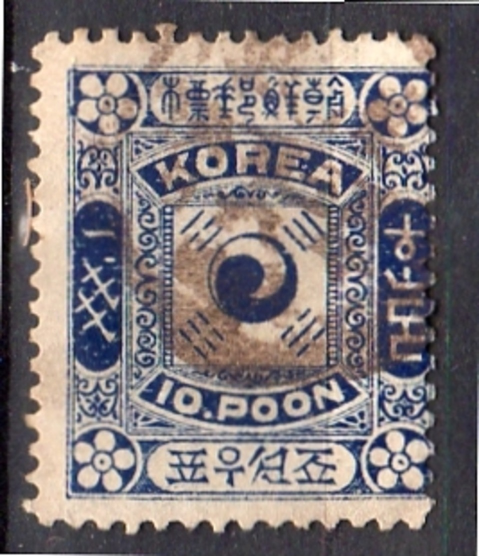 10 Poon VF Used (145) - Korea (...-1945)