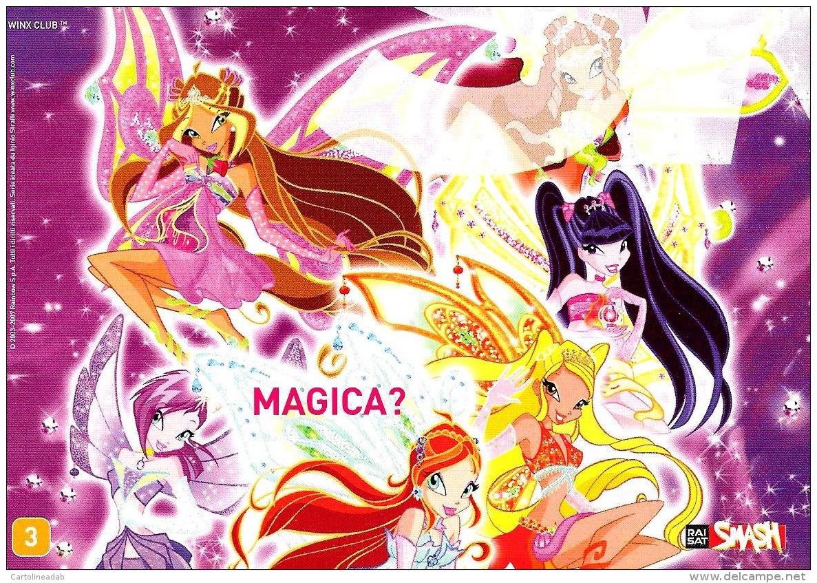 [MD1533] CPM - PROMOCARD N° 7874 - WINX CLUB - MAGICA? - NV - Fumetti