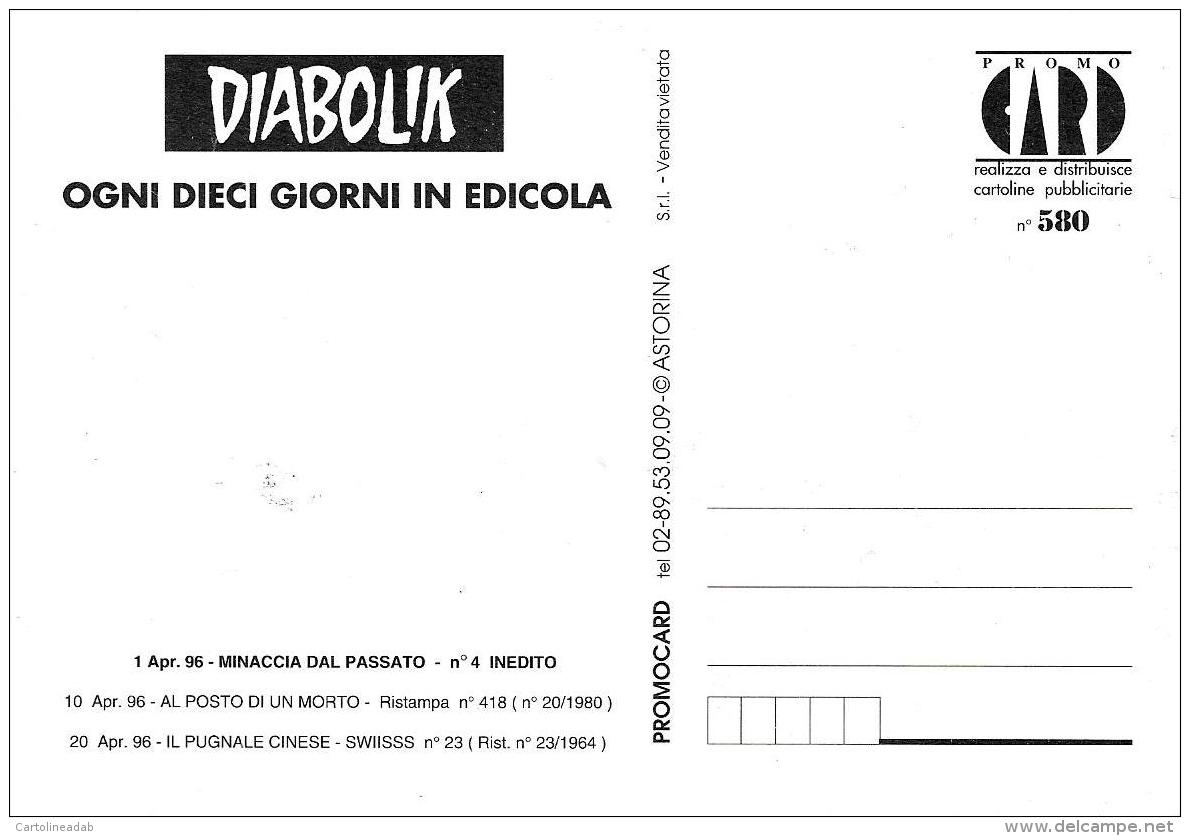 [MD1561] CPM - FUMETTI - PROMOCARD N° 580 - DIABOLIK - NV - Fumetti