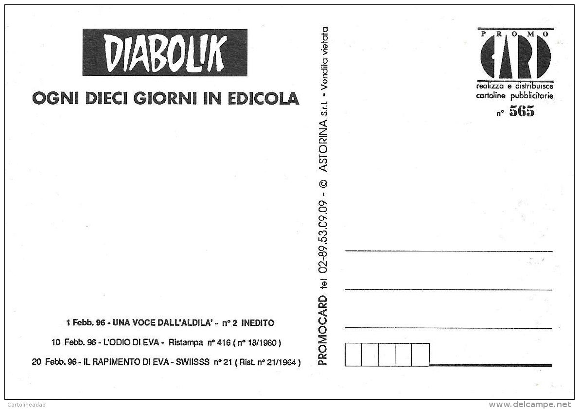 [MD1562] CPM - FUMETTI - PROMOCARD N° 565 - DIABOLIK - NV - Fumetti