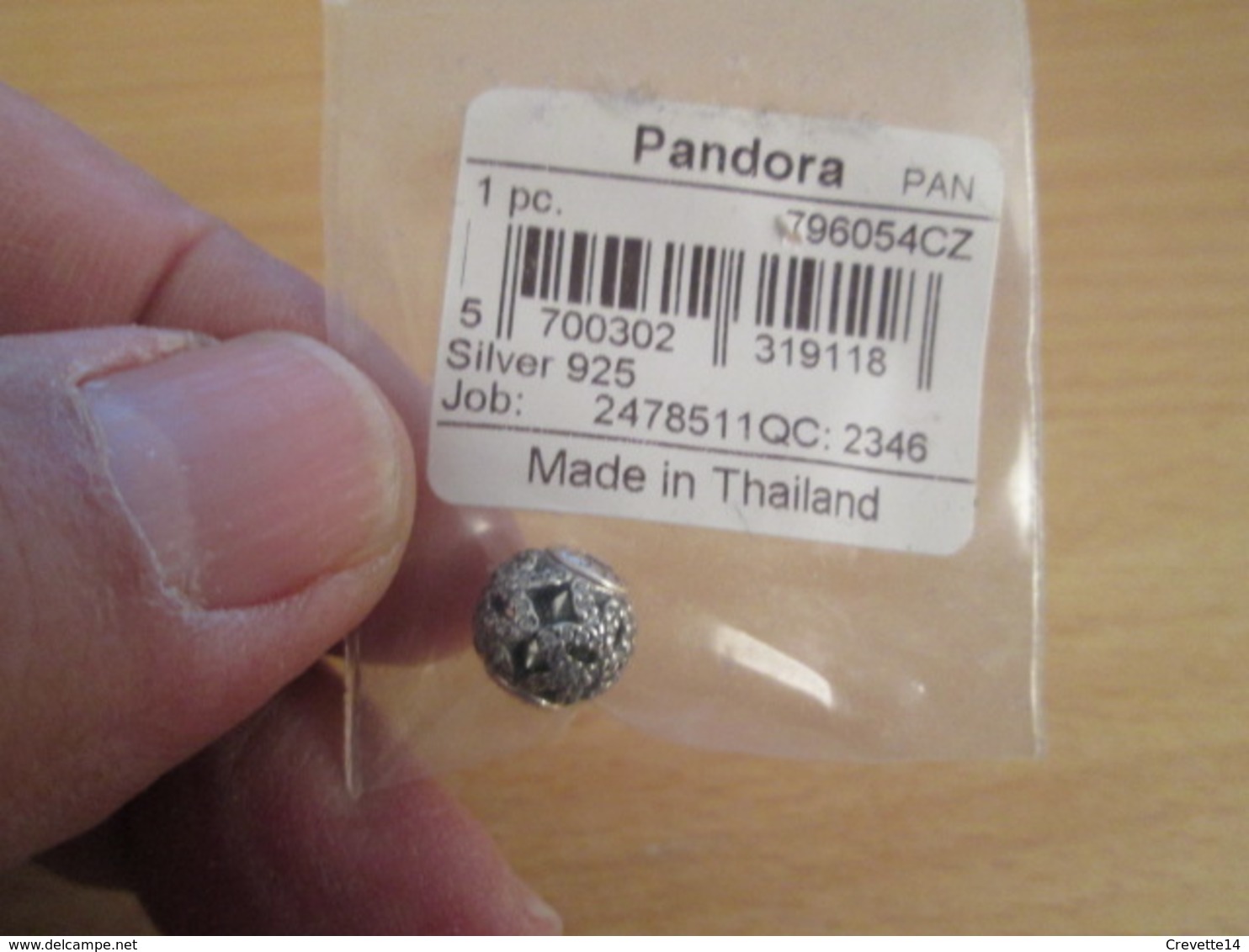 Vends Cause Rupture : CHARME PANDORA , COLLECTION "ESSENCE", PERLE "APPRECIATION" Numéro 796054CZ - Sonstige & Ohne Zuordnung