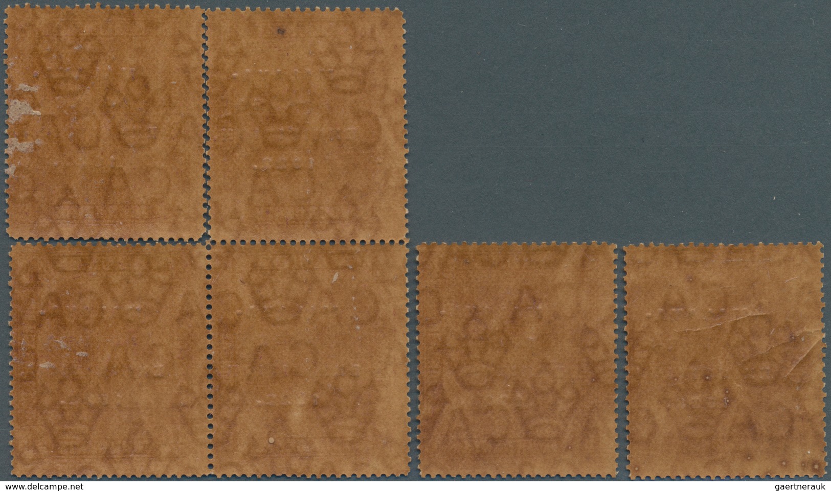 05032 Brunei: 1922 Malaya-Borneo Exhibition Group Of 25 Mint Stamps Denom. 2c.(x8), 3c.(x6), 4c.(x6) And 5 - Brunei (1984-...)