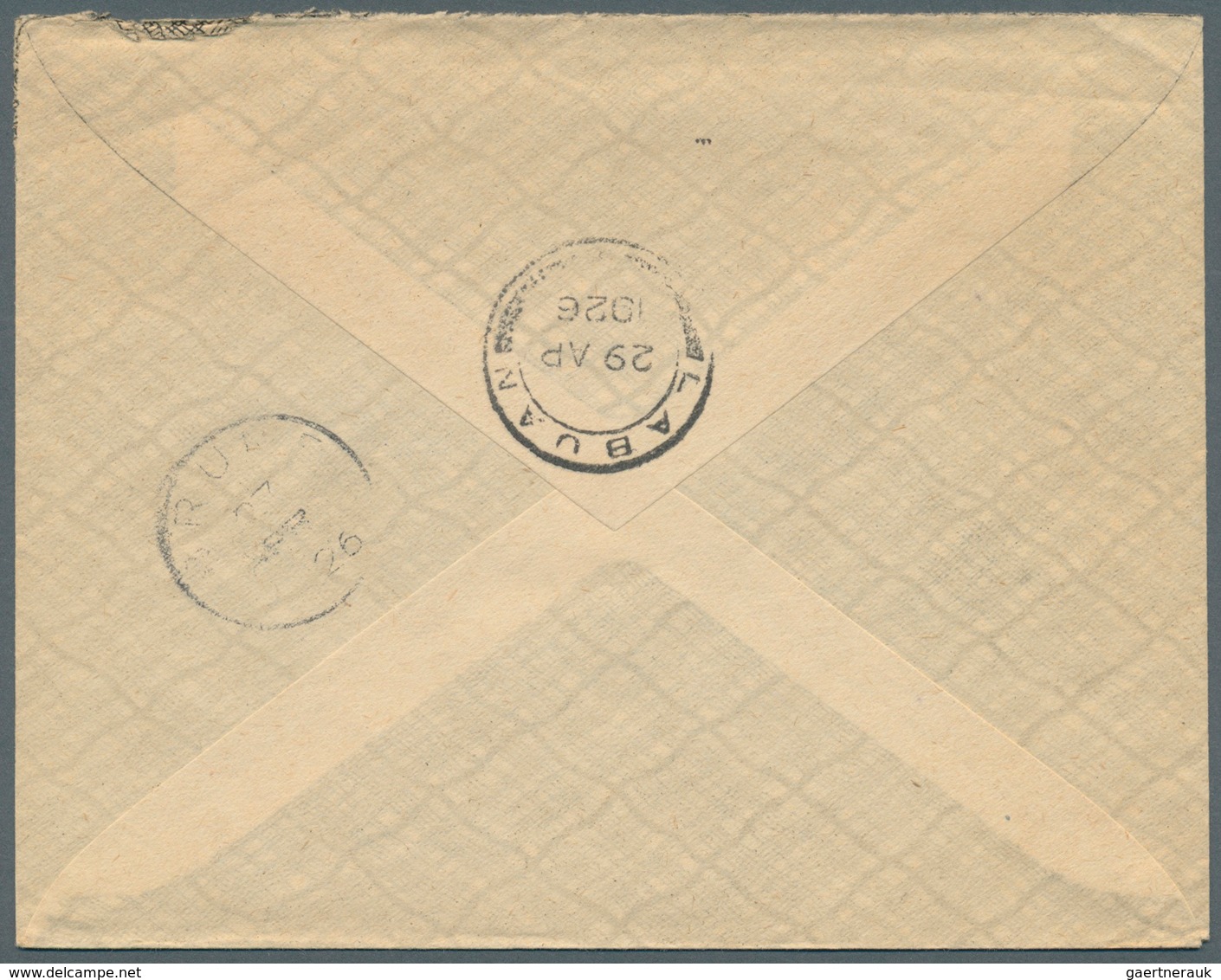 05118 Brunei - Stempel: TEMBURONG (type D3): 1926 (26.4.), Cover From Temburong To London At Correct 6c Im - Brunei (1984-...)