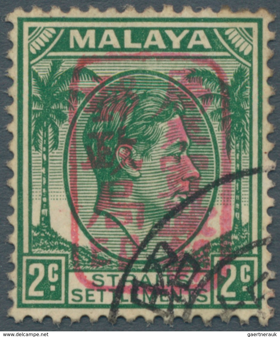 05524 Malaiische Staaten - Straits Settlements: Japanese Occupation, General Issues, 1942, KGVI 2 C. Green - Straits Settlements