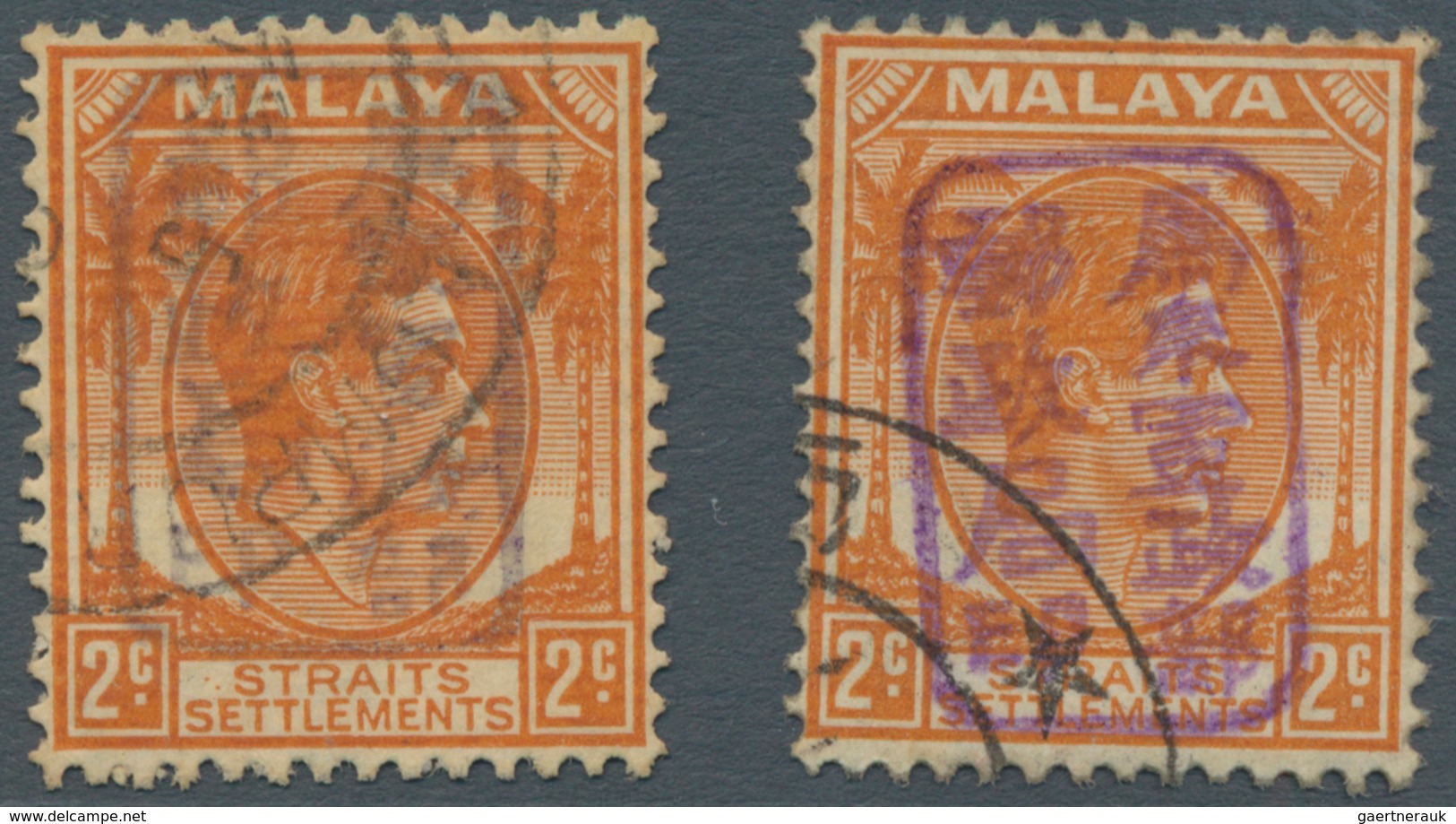 05526 Malaiische Staaten - Straits Settlements: Japanese Occupation, General Issues, 1942, KGVI 2 C. Orang - Straits Settlements