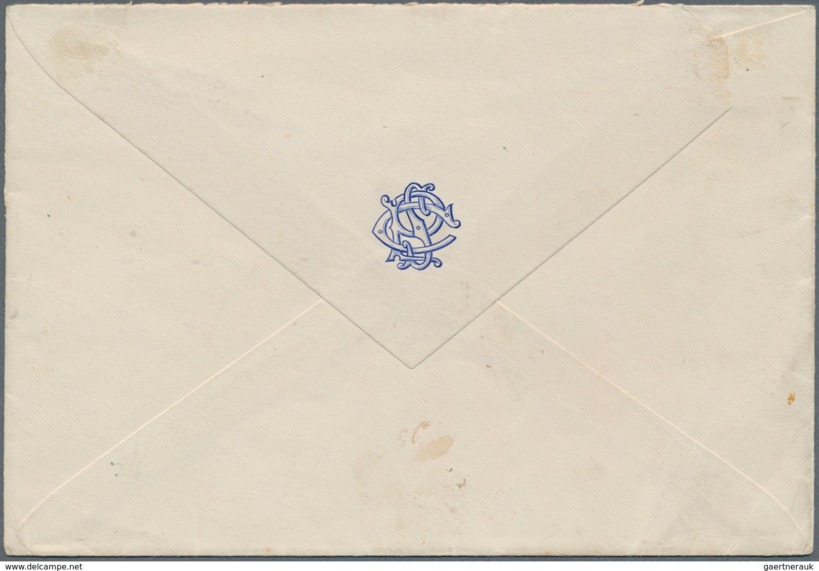 06055 Malaiische Staaten - Malakka: 1934 (7.3.), Airmail Cover Endorsed 'S'pore/Amsterdam' Franked With KG - Malacca