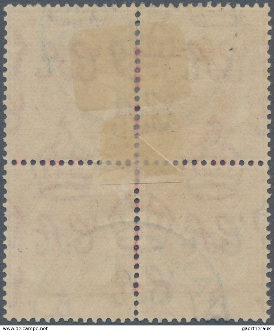 06071 Malaiische Staaten - Malakka: Japanese Occupation, 1942, KGVI 2 C., A Block Of Four Canc. "MALACCA 8 - Malacca