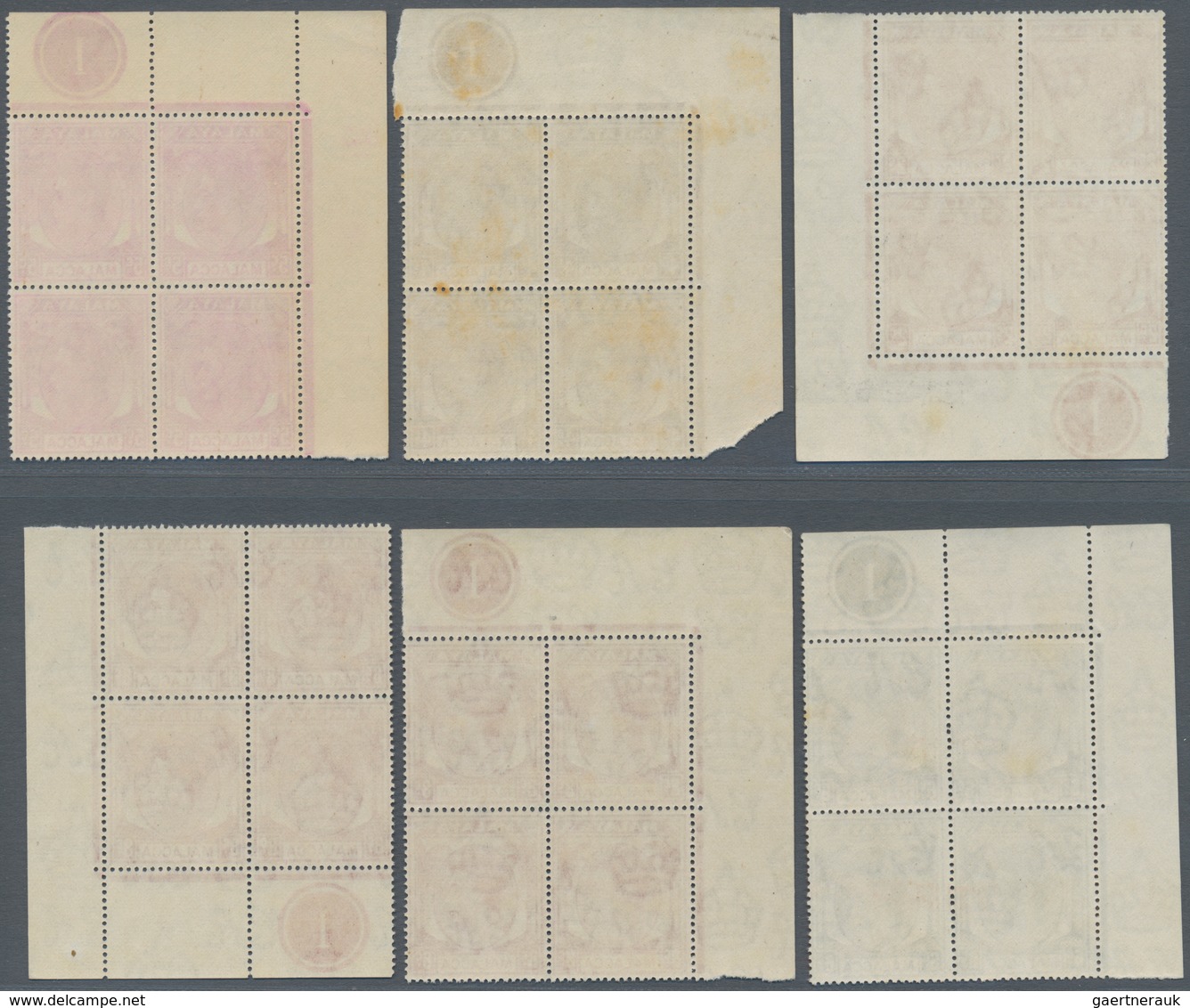 06082 Malaiische Staaten - Malakka: 1949, KGVI, 2c., 4c., 5c., 6c., 8c., 8c., 12c., 15c., 20c. And 40c., 1 - Malacca