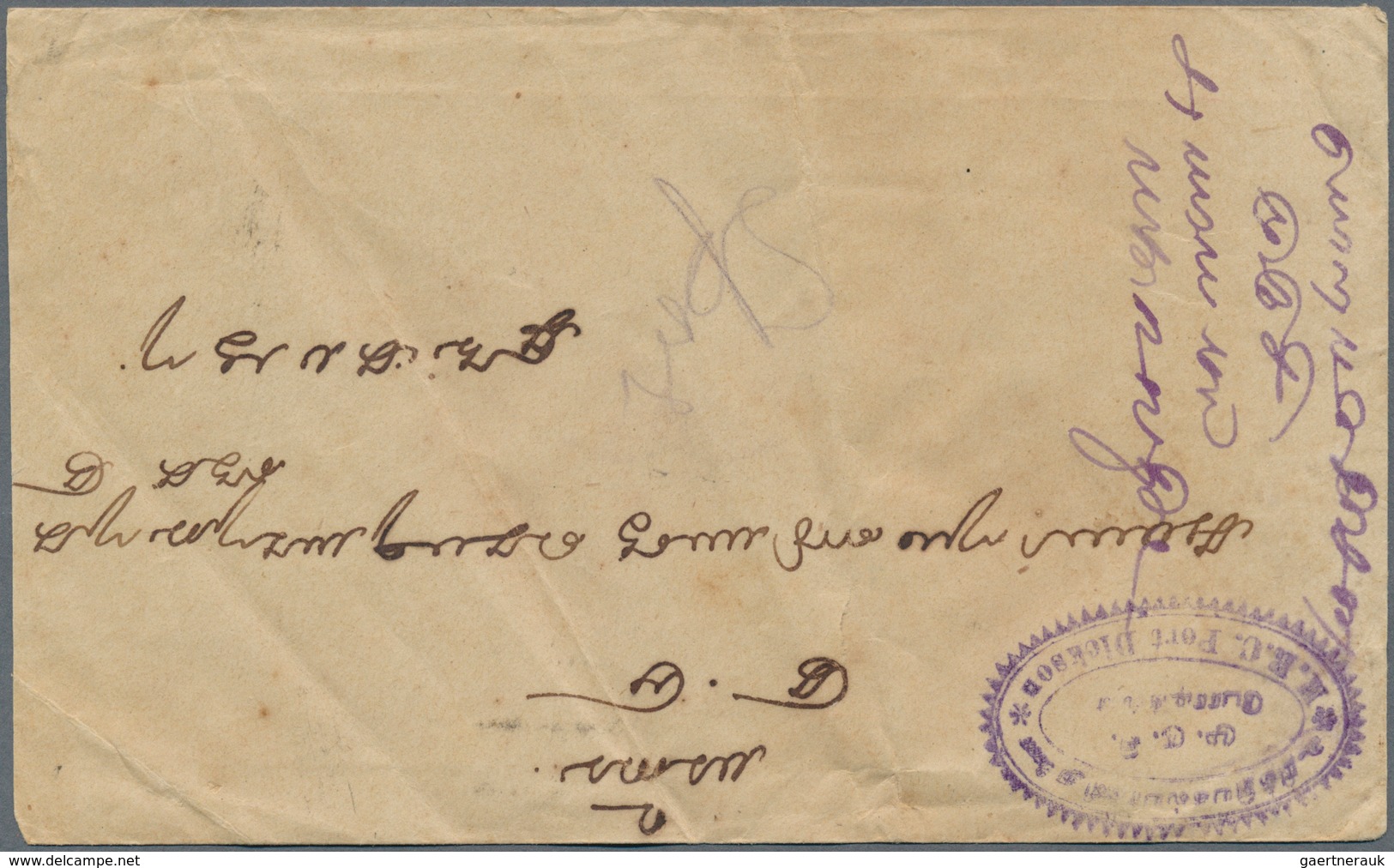 06107 Malaiische Staaten - Negri Sembilan: 1909/1917, PORT DICKSON: three covers and one picture postcard