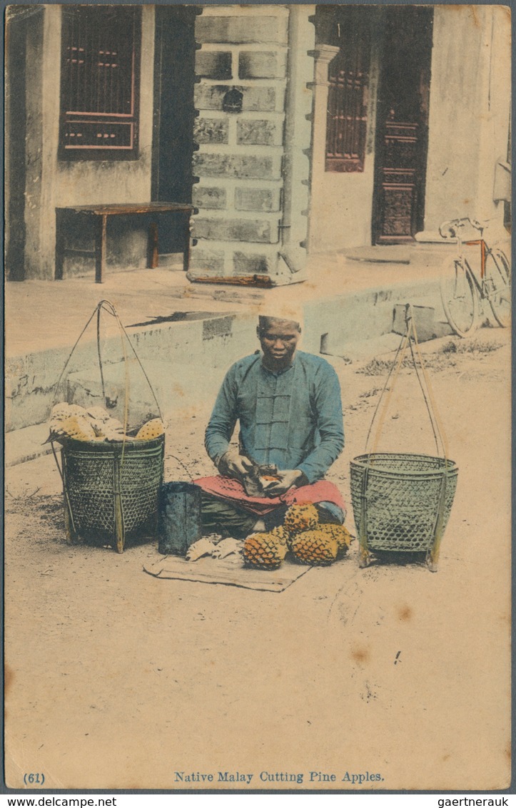 06109 Malaiische Staaten - Negri Sembilan: 1911 PERHENTIAN TINGGI (Railway Agency): Coloured Picture Postc - Negri Sembilan