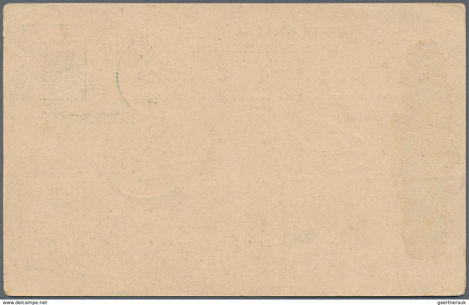 06513 Malaiische Staaten - Perak: 1895, Strait Settlements Postal Stationery Postcard Used From Tapah, Per - Perak