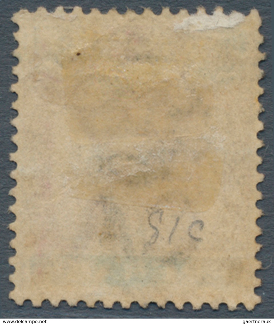 06531 Malaiische Staaten - Perak: 1900 "Three Cent" On 8c. Dull Purple & Ultramarine, Overprint Variety "N - Perak