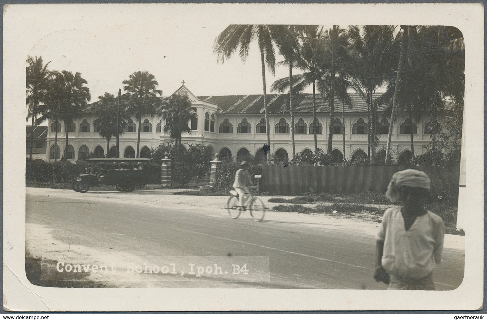 06633 Malaiische Staaten - Perak: 1929/1930, SALAK NORTH: Two Picture Postcards Each Bearing FMS Tiger 3c. - Perak