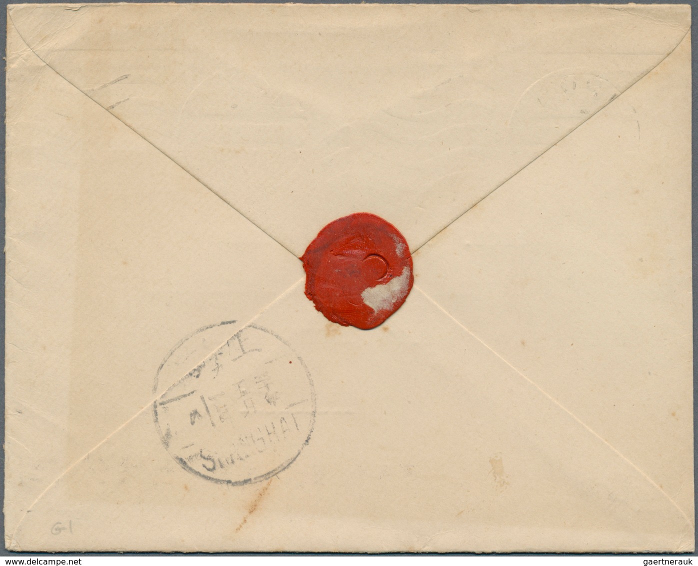 06645 Malaiische Staaten - Perak: 1931, 4c. Orange Horiz. Pair Uprating A Stationery Envelope 4c. Orange ( - Perak