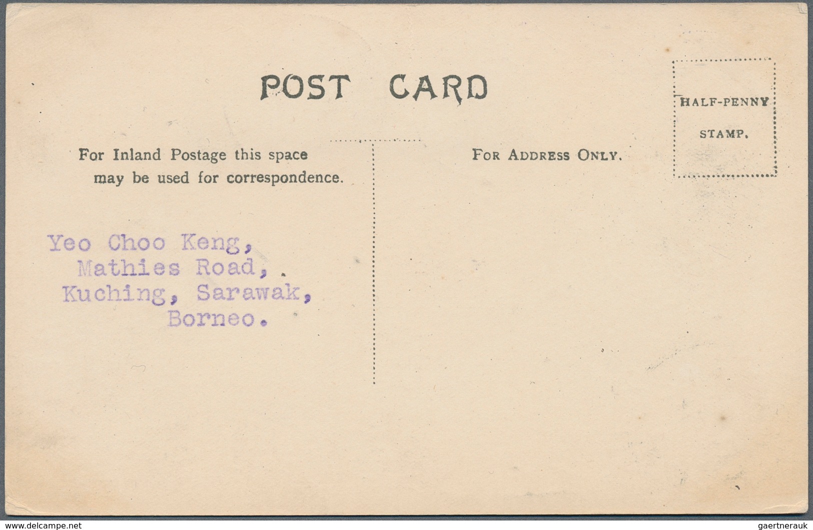 06903 Malaiische Staaten - Sarawak: 1920, 2 X 1 C Blue/red And 2 C Green, Franked C.t.o. With Cds KUCHING, - Other & Unclassified