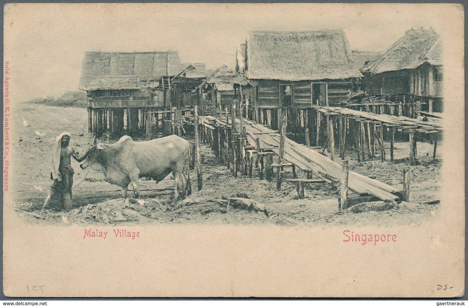 07062 Malaiische Staaten - Selangor: 1903 "BATU TIGA POST OFFICE/NOV. 29 1903" Double-oval Datestamp In Vi - Selangor