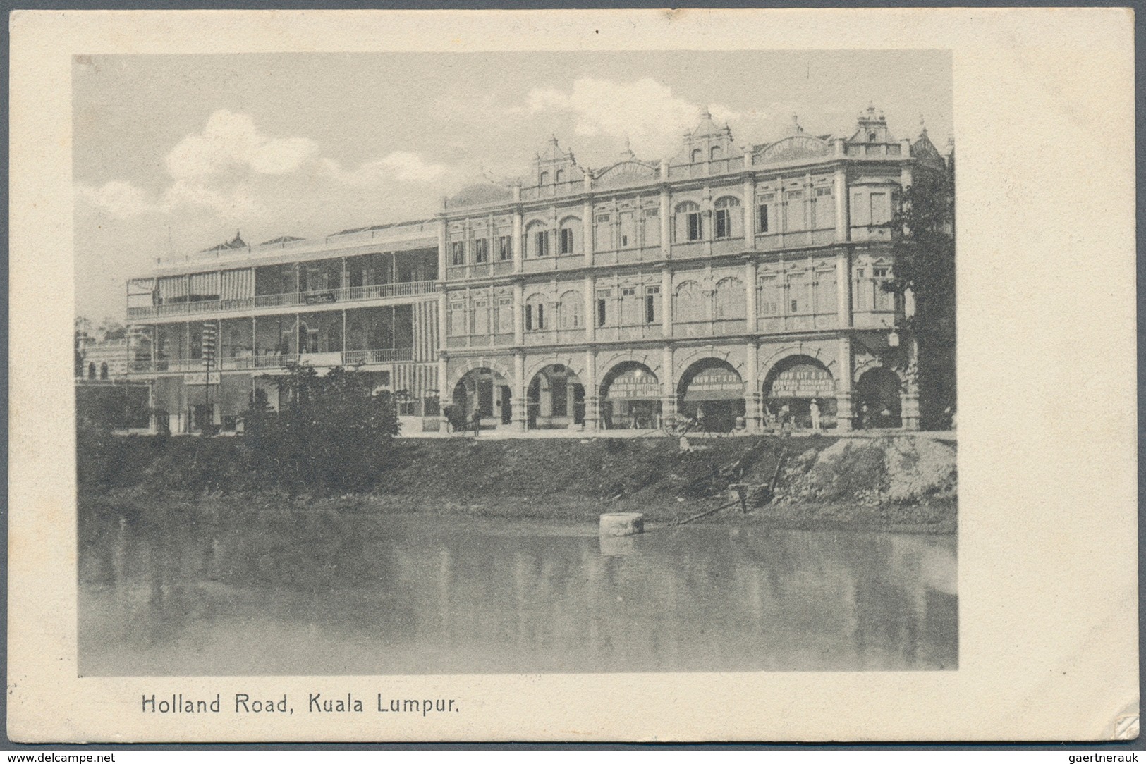 07118 Malaiische Staaten - Selangor: 1926, PORT SWETTENHAM: Federated Malay States Stat. Postcard Tiger 2c - Selangor