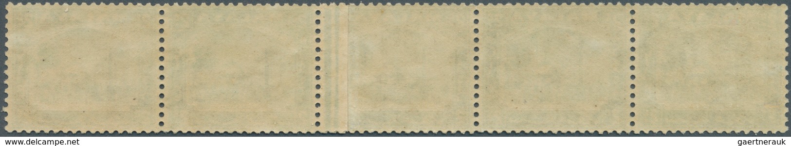 07212 Malaiische Staaten - Selangor: 1936, 2c. Green Strip Of Five With Coil Join, Unmounted Mint. - Selangor