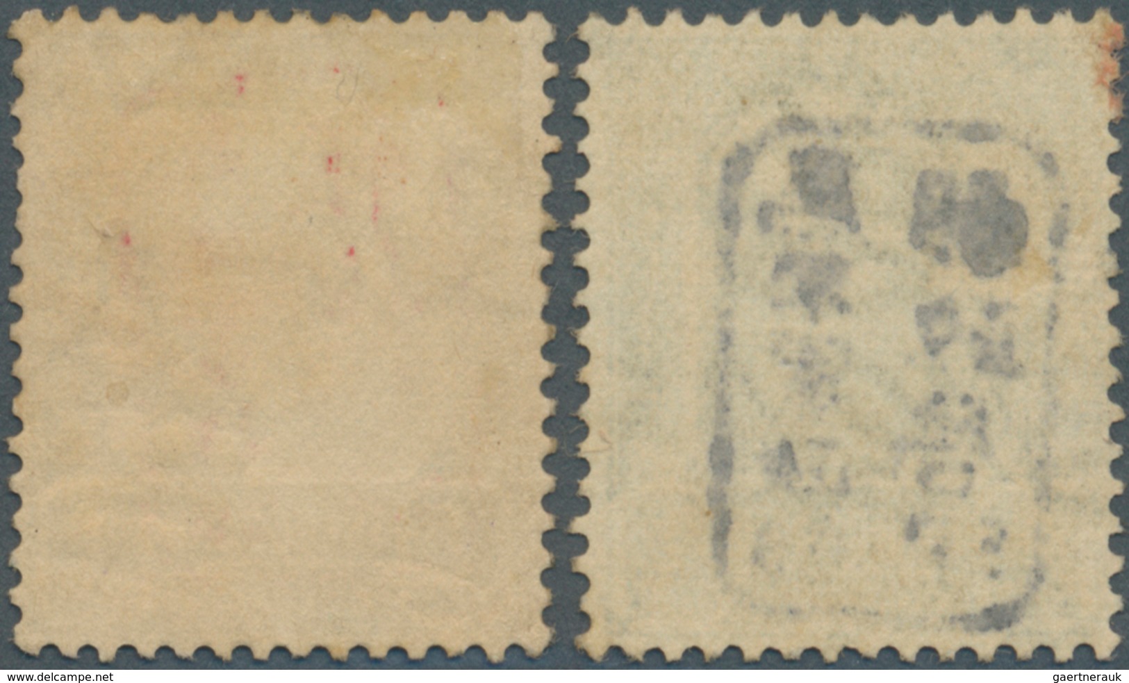 07441 Malaiische Staaten - Trengganu: Japanese Occupation, 1942, 1 C. Black Chalk Surfaced Paper With Smal - Trengganu