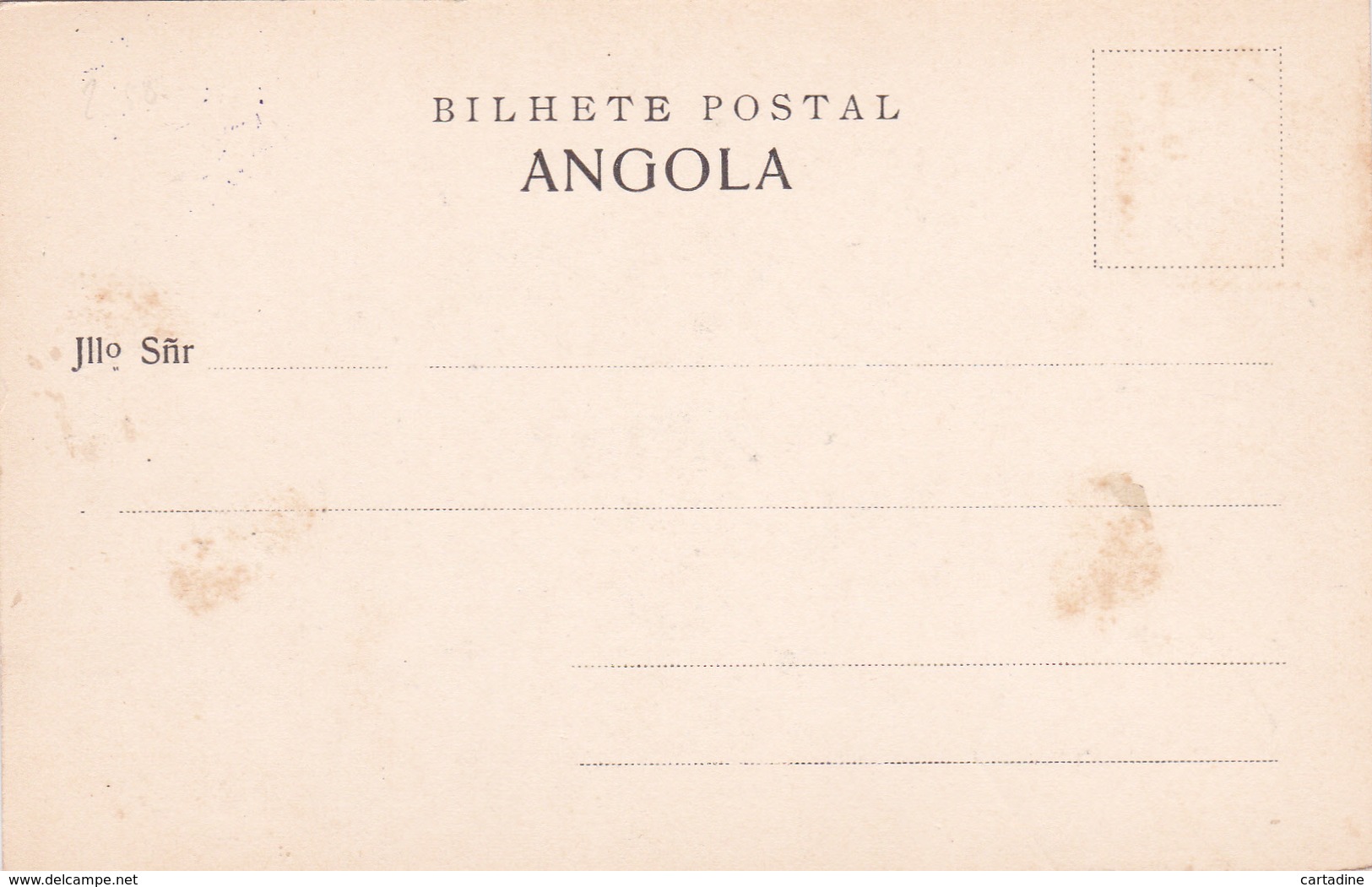 CPA - ANGOLA - Batuque- 1907 - Angola