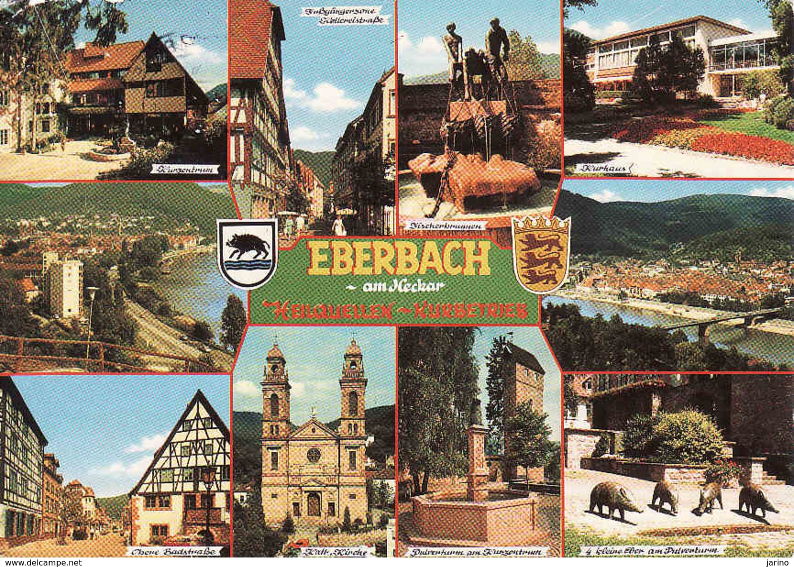 Baden-Wurttemberg > Eberbach, Wappen, Gebraucht 1990 - Eberbach