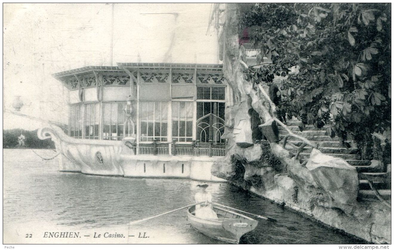 N°61635 -cpa Enghien -le Casino- - Casino