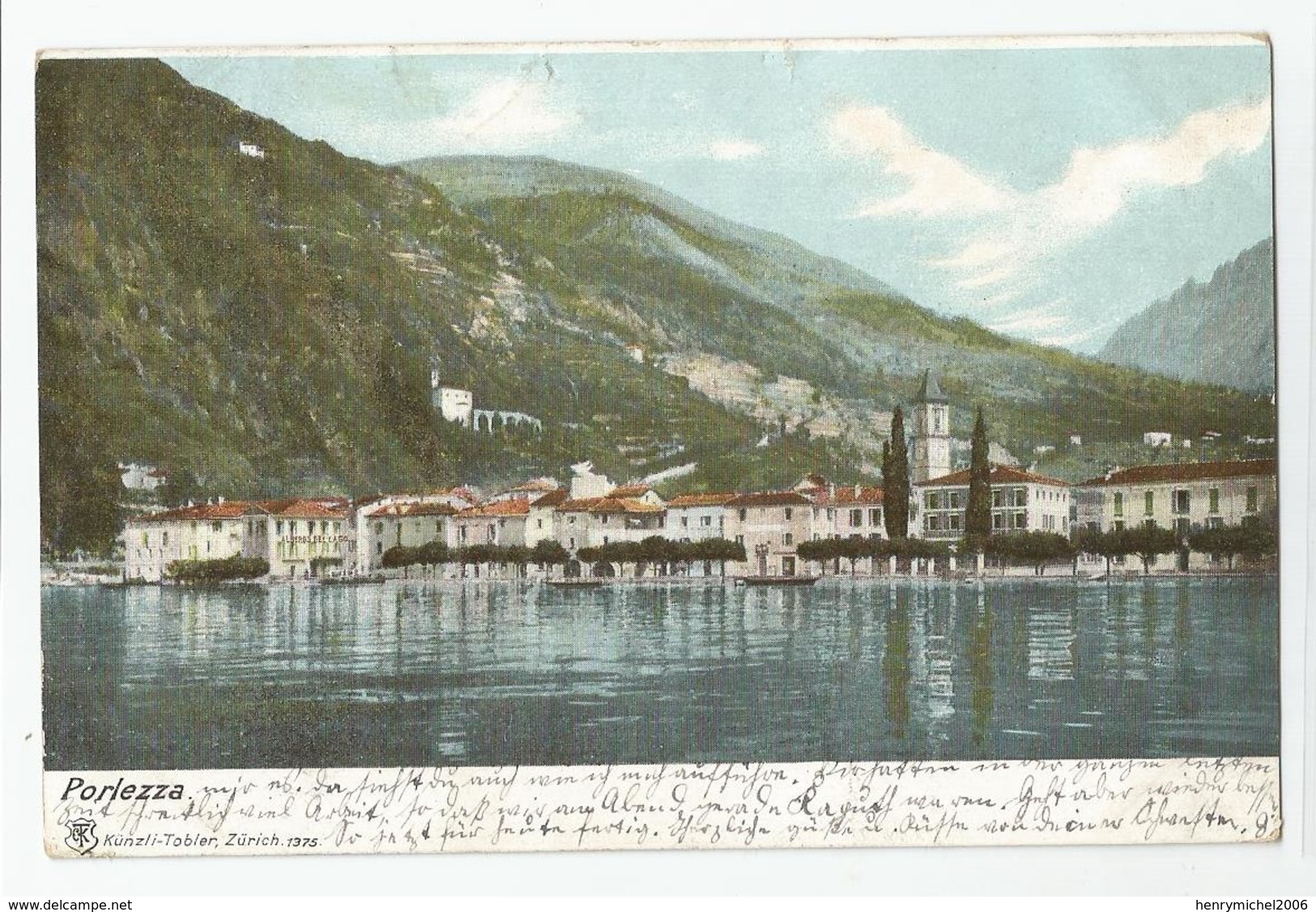 Italie Italia Italie - Lombardia Como Porlezza 1904 - Como