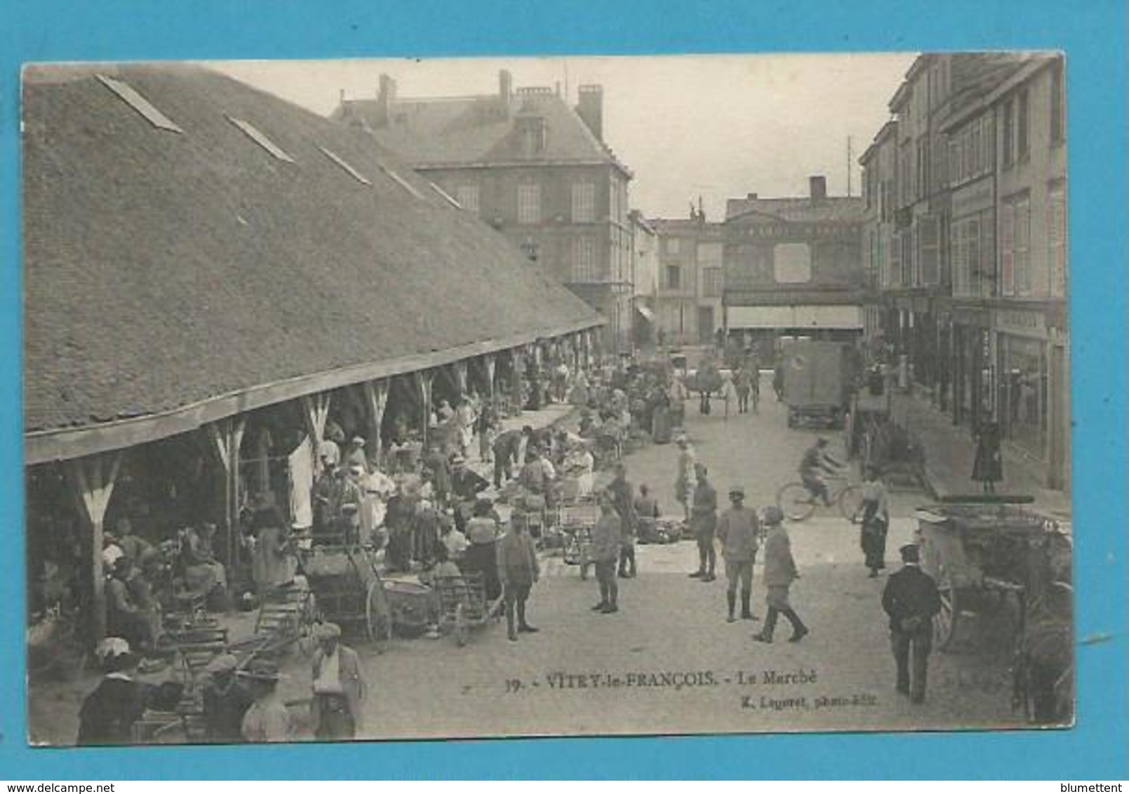 CPA 390- Métier Marchands Ambulants Marché VITRY-LE-FRANCOIS 51 - Vitry-le-François