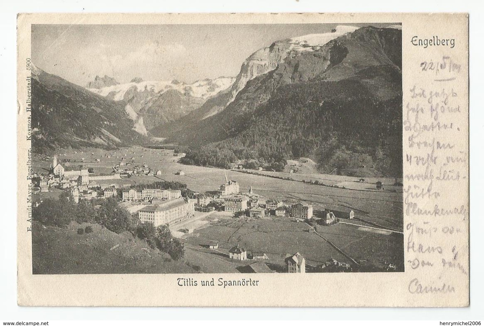 Suisse Obwald Engelberg Titlis Und Spannoerter 1904 - Engelberg