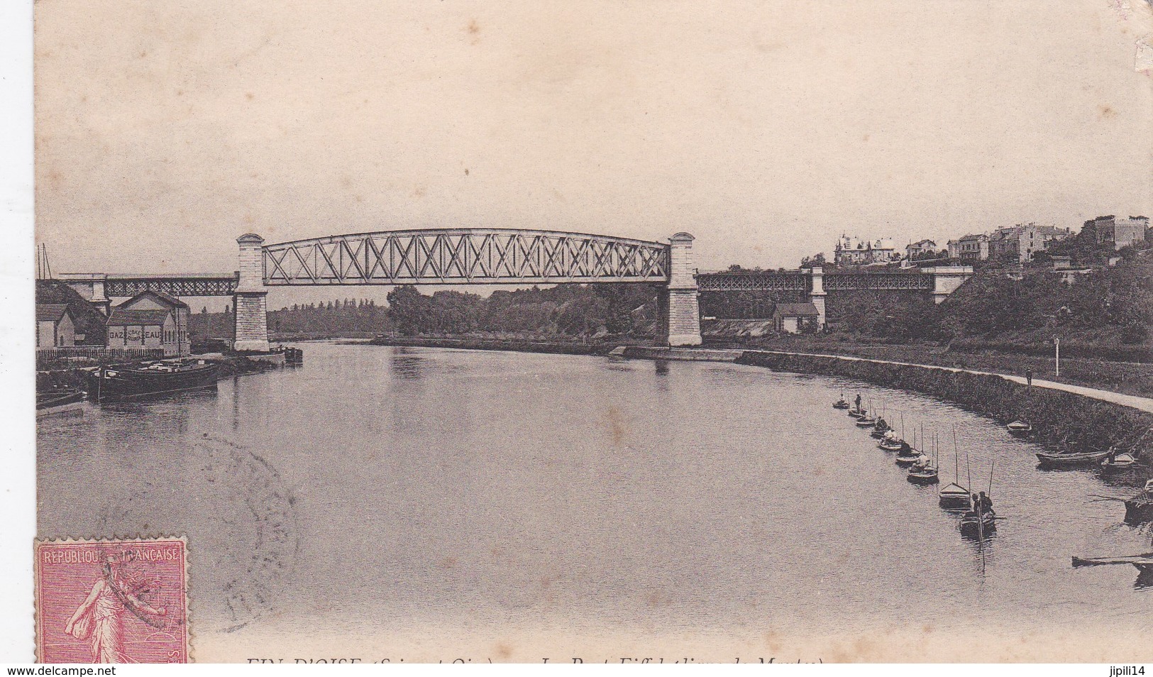 FIN D'OISE LE PONT EIFFEL ( Ligne Ferroviaire De Mantes)  ACHAT IMMEDIAT - Autres & Non Classés