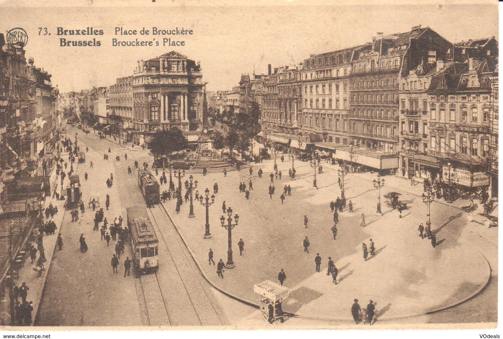 Bruxelles - CPA - Brussel - Place De Brouckère - Places, Squares