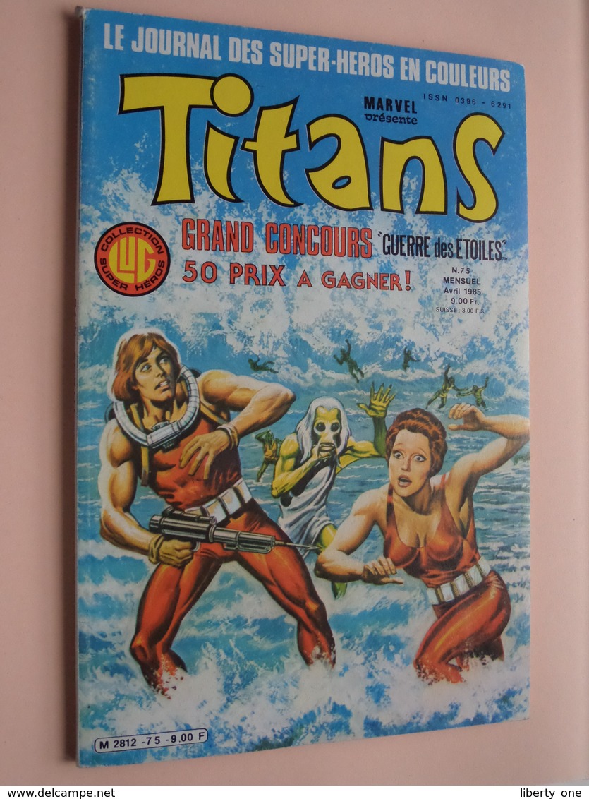 Titans : Avril 1985 / M 2812 - 75 ( Marvel ) Edition LUG Lyon ! - Titans