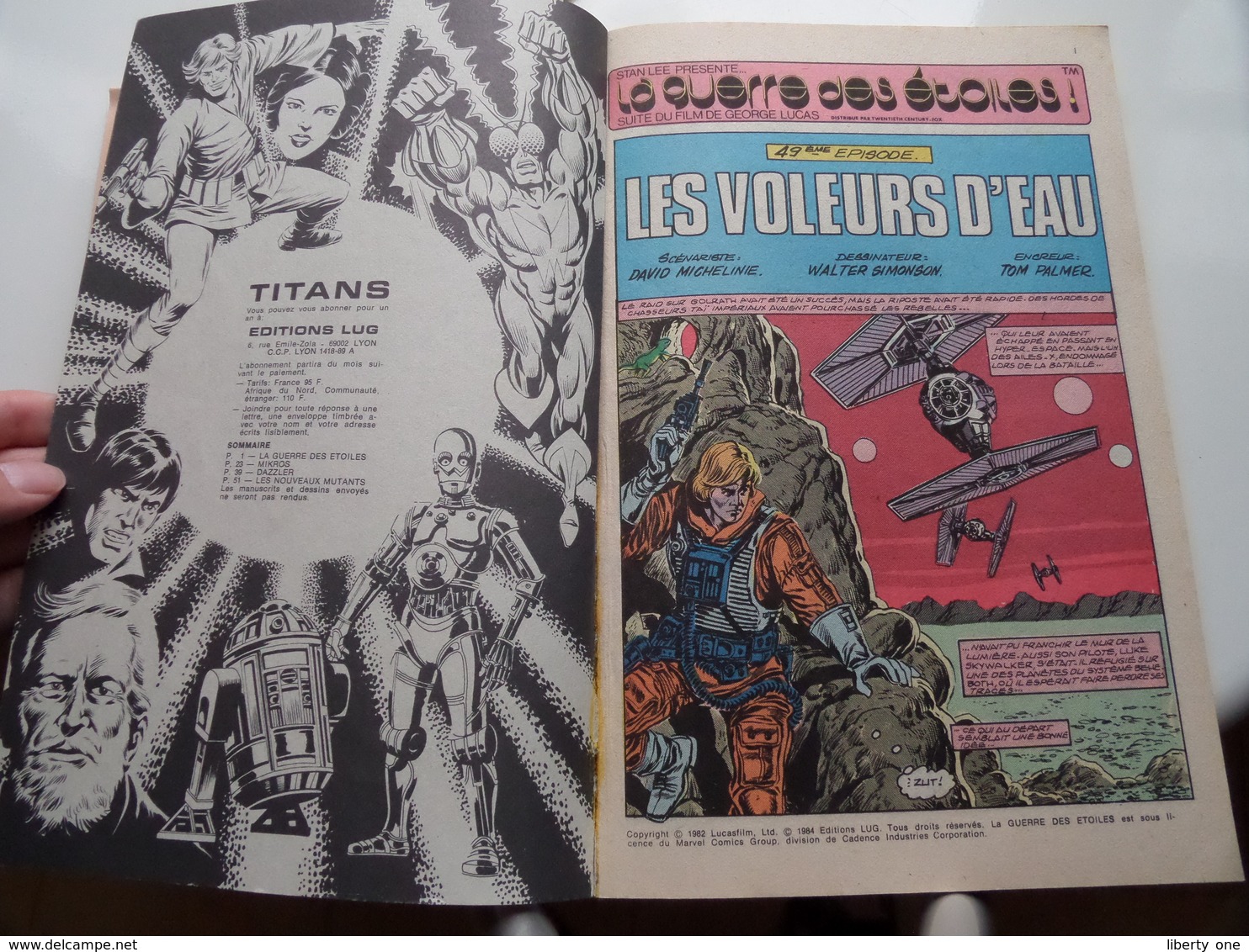 Titans : Août 1984 / M 2812 - 67 ( Marvel ) Edition LUG Lyon ! - Titans